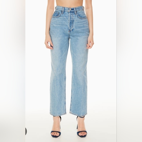 Aritzia Denim Forum The Joni High Rise Loose 26l Sz 26 - Picture 3 of 13